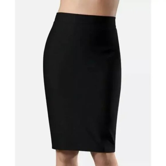 Spanx Double-Lined Sculpting Black Pencil Skirt, Sz M, GUC - Picture 1 of 5